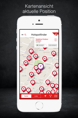 Vodafone Hotspotfinder screenshot 2