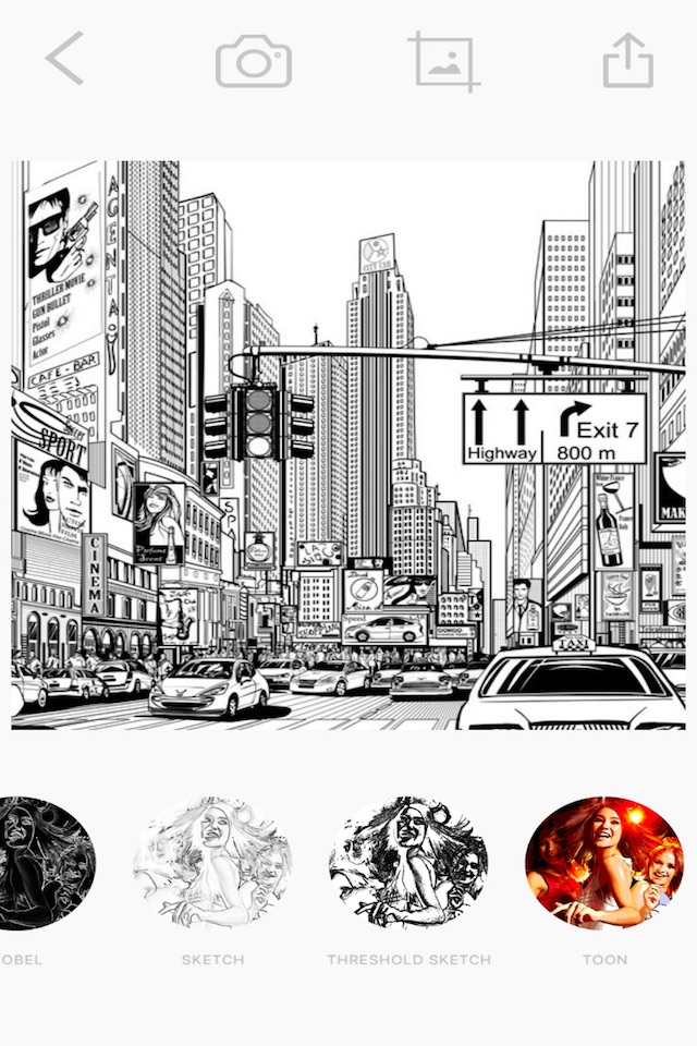 ComicPic - change photo to comic with filters screenshot 2