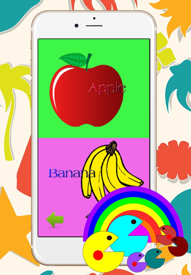 Fruit Alphabet Spelling Words Kindergarten School screenshot 3