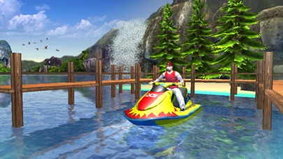 How to cancel & delete Jetski Wave Surfer Extreme Hydro Racing Championship Unlimited from iphone & ipad 4