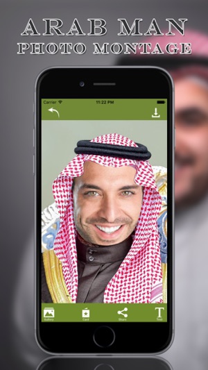 Arab Man Photo Suit Montage