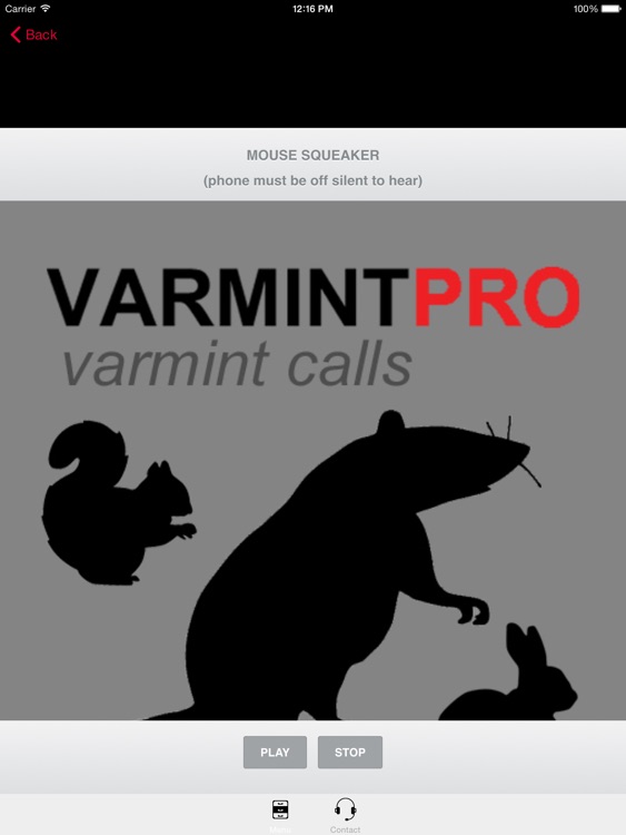 Varmint Calls for Predator Hunting -- BLUETOOTH COMPATIBLE screenshot-0