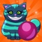 Cat Ball Pop Bubble Wrap Shooter - Kitty Cat Game For Baby