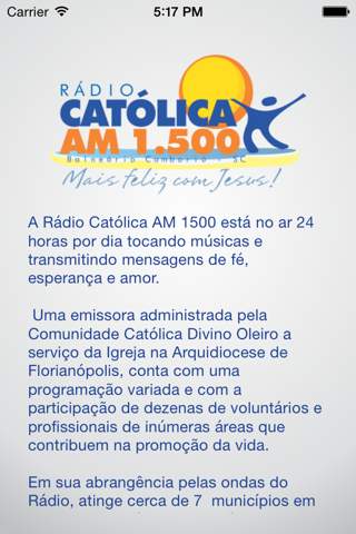 Católica AM 1500 screenshot 2