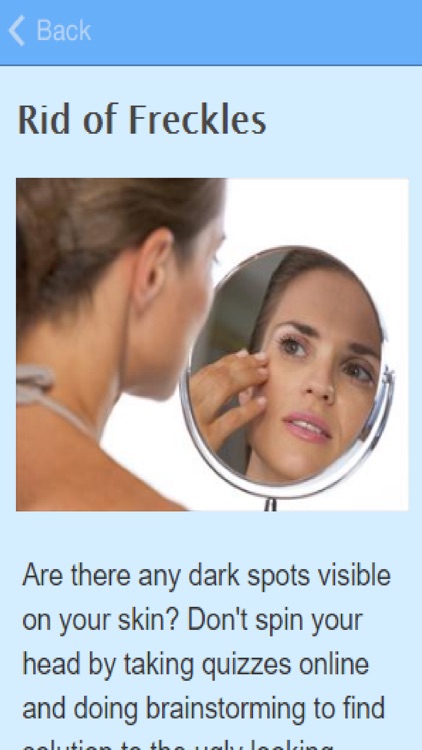 How To Get Rid Of Freckles