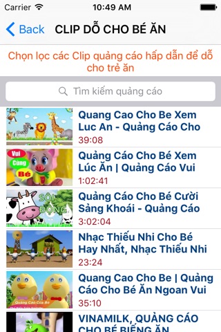 Dỗ bé ăn screenshot 3