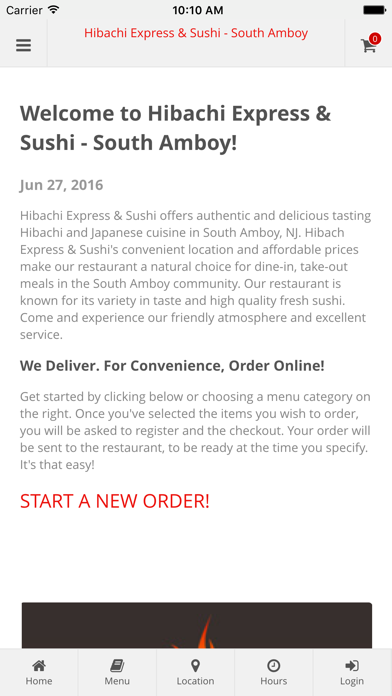 How to cancel & delete Hibachi Express & Sushi - South Amboy Online Ordering from iphone & ipad 1