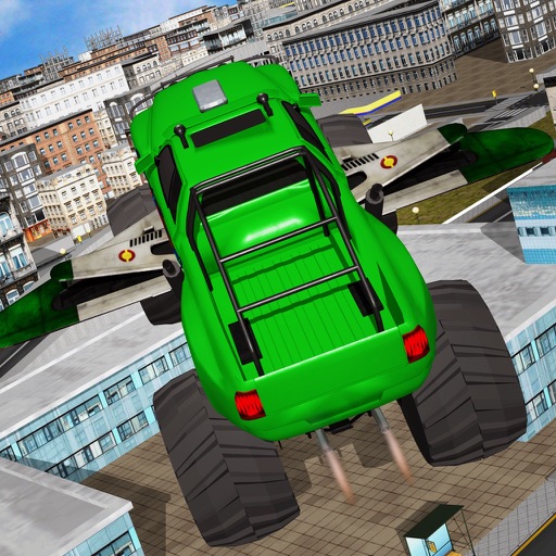 Flying Transformer Monster Truck Action Stunt iOS App