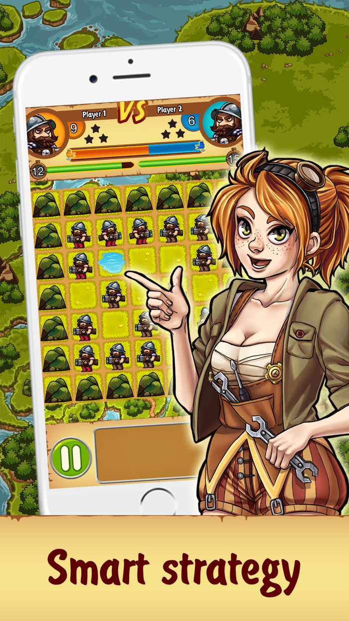 Divide  Rule - PvP  1 strategy puzzle game