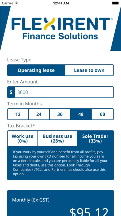 FlexiRent Reseller Calculator