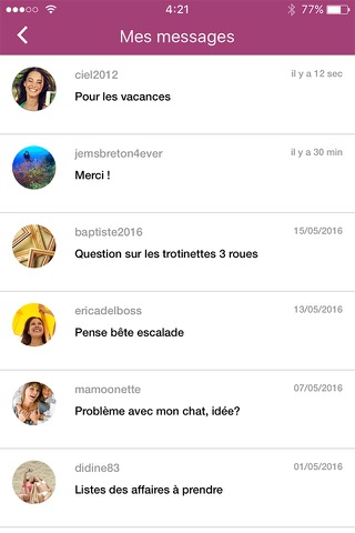 aufeminin : forums, albums et messages privés screenshot 4