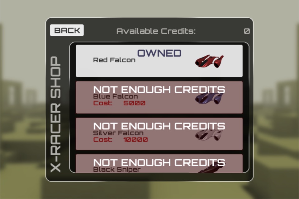 Xracer Spaceship Racing 3d Free Game screenshot 2