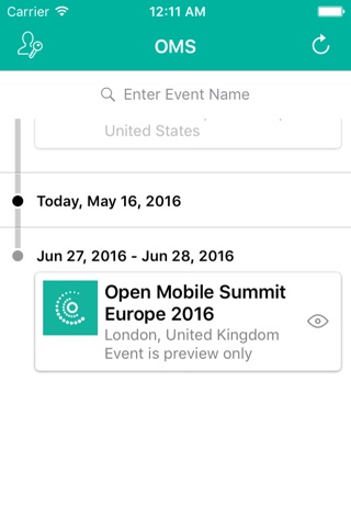 Open Mobile Summit Event App screenshot 2