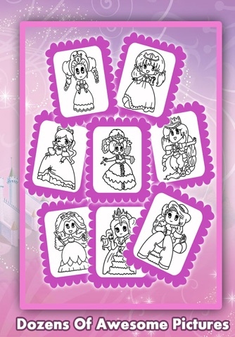 Princess Coloring Book Fun For Kids screenshot 2