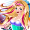 芭比公主治疗美人鱼公主 - 公主时尚一站式沙龙-女孩游戏