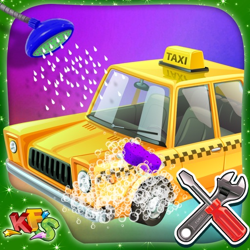 Taxi Car Wash – Repair & cleanup vehicle in this mechanic game Icon