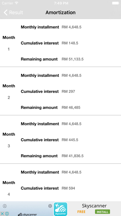 How to cancel & delete Malaysia Car Loan Calculator from iphone & ipad 3