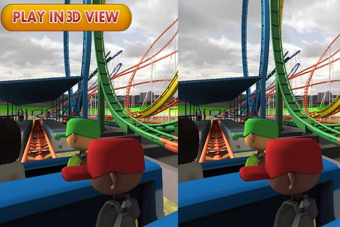 VR-Real Roller Coaster Simulator Pro screenshot 4