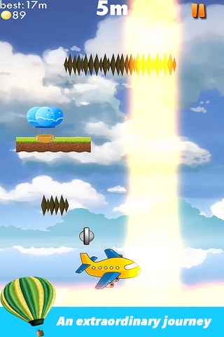 Balloon Trip: Adventure into the Sky, beyond Clouds and Flash screenshot 2