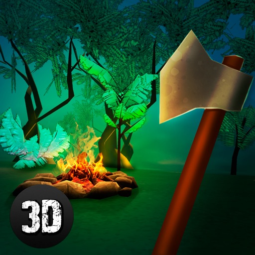 Pixel Tropical Island Survival 3D Full icon