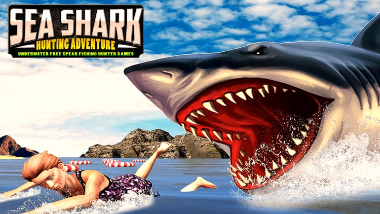 Sea Shark Hunting Adventure : Underwater Free Spear Fishing Hunter Games Free World