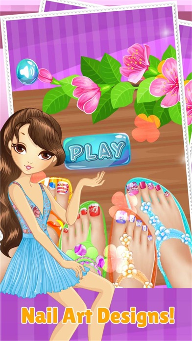 How to cancel & delete Toe Nail Spa Salon Beautiful Princess Girls - Makeover And Games Dressup Nails Art & Polish from iphone & ipad 1