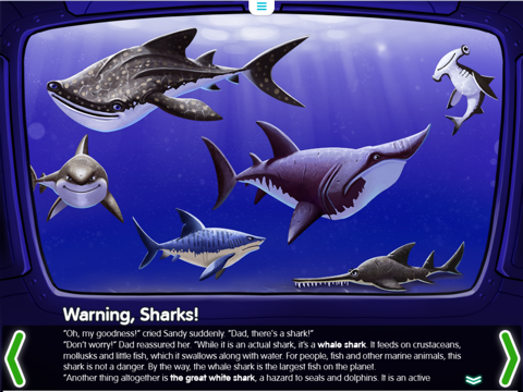 Water Planet. Interactive story for kids. Ocean and its inhabitants. screenshot 4