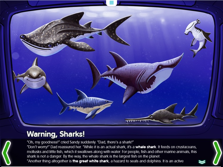 Water Planet. Interactive story for kids. Ocean and its inhabitants. screenshot-3