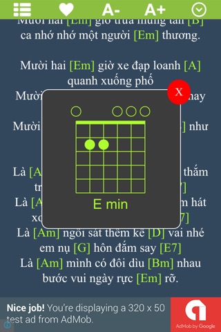 Hợp Âm Guitar Việt Nam - Thư viện Guitar tab, chord, sheet nhạc việt nam screenshot 4