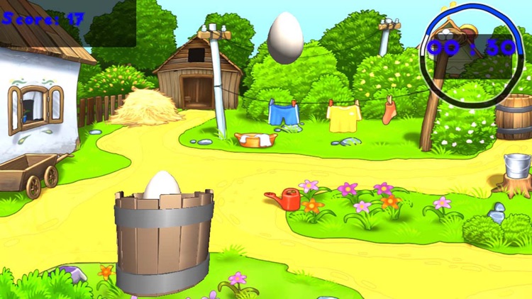 Golden Farm Egg Cather Rescue Free:Angry Chicken