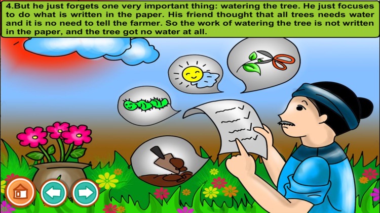 The farmer with a beloved tree (story and game for kids) screenshot-3