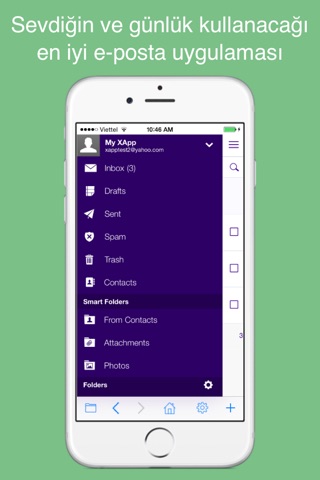 Safe web for Yahoo: secure and easy email mobile app with passcode. screenshot 3