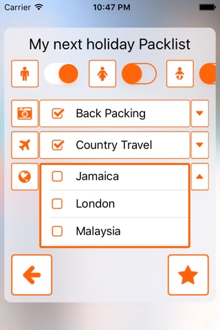 Packnomad - pack your bag screenshot 3