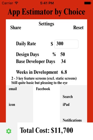 App Estimator by Choice - Quick developer quoting screenshot 3