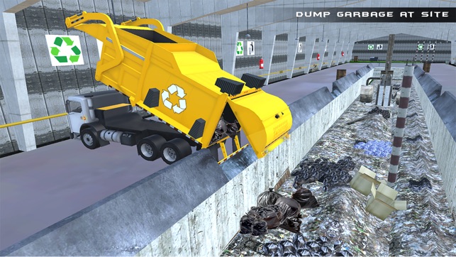 Real Garbage Truck Flying 3D Simulator – Driving Trash Truck(圖3)-速報App