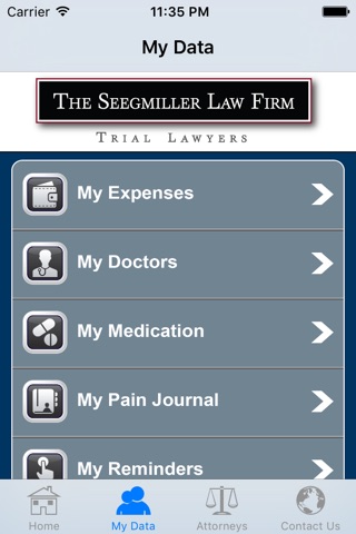 The Seegmiller Law Firm Injury Help App screenshot 3