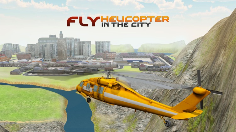 City Helicopter Simulator – 3D Apache Flying Simulation Game screenshot-4