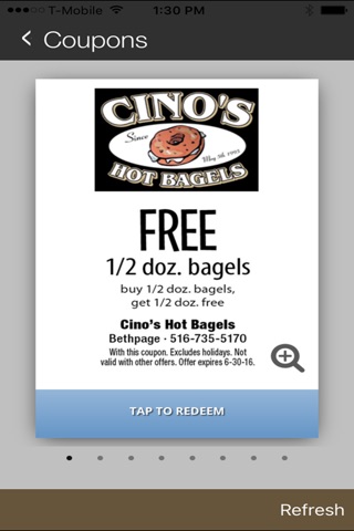 Cino's Hot Bagels screenshot 3