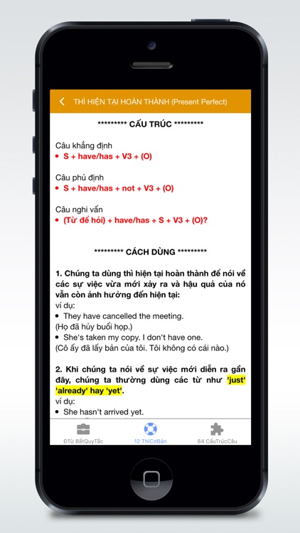 Động Từ Bất Qui Tắc - Irregular Verbs - Basic English screenshot-4