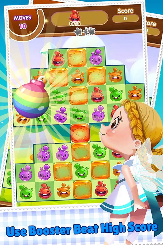 Funny Jelly Sweet Charm Pop Paradise - Delicious Match 3 Adventure Puzzle Game screenshot 3