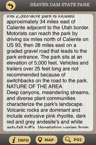 Nevada State Parks & National Park Guide screenshot 4