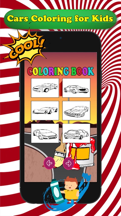 Cars Cartoon Coloring Book - Free Games For Kids