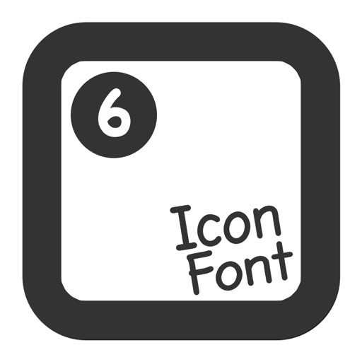 Feather Cheatsheet - Icon Font with tagline icon