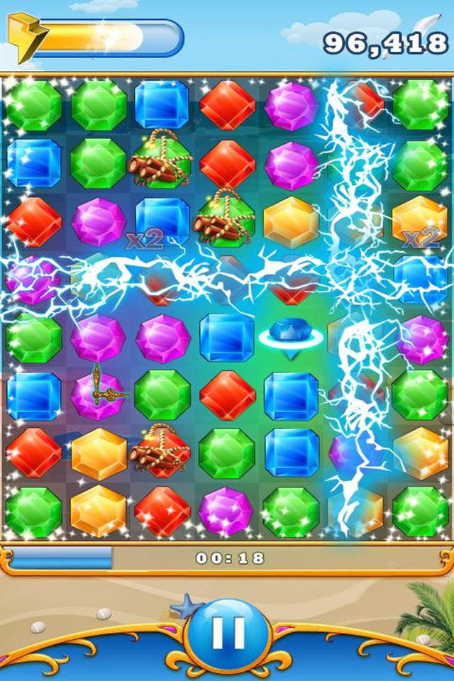Gems Blast puzzle:Free fun match 3 games screenshot 3
