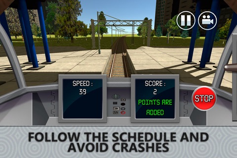 Euro Bullet Train Driving Simulator 3D Full screenshot 3