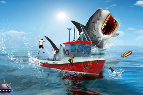 Shark Attack Revenge on Innocent Fisherman Boats Free Fishing Games screenshot 3