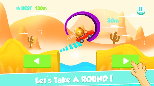 Tiny Car on Risky Road Adventure - Don't Fall the Big Golden(圖3)-速報App