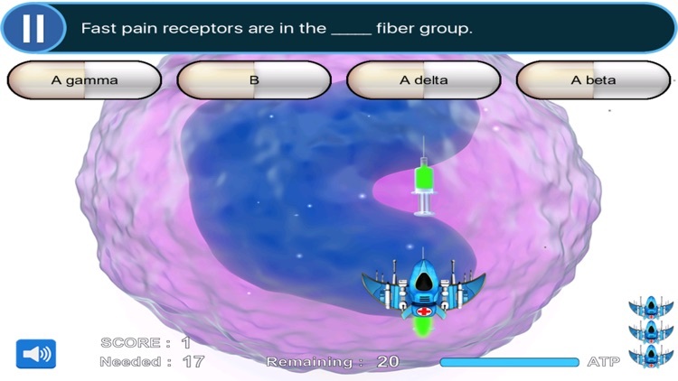 Neurology Rotation & Clinical Gross Neuroanatomy Review Game LITE (SCRUB WARS) screenshot-0