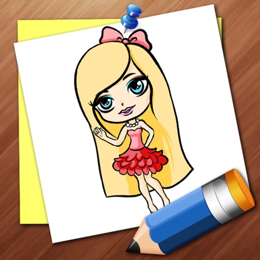 Draw For Barbie Fasion iOS App