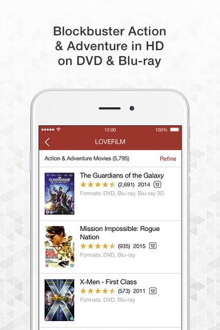 LOVEFiLM By Post UK for iPhone screenshot 2